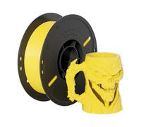 SWER Filament PETG pour imprimante 3D, précision dimensionnelle +/- 0,03 mm, 1,75 mm, bobine de 1 kg, jaune