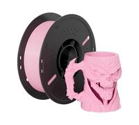 SWER Filament PETG pour imprimante 3D, précision dimensionnelle +/- 0,03 mm, 1,75 mm, bobine de 1 kg, rose