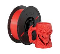 SWER Filament PETG pour imprimante 3D, précision dimensionnelle +/- 0,03 mm, 1,75 mm, bobine de 1 kg, rouge