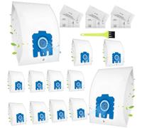 Swetfela Lot de 12 Sac Aspirateur pour Miele GN Série Complete C2 C3 Classic C1 3D Efficiency S2 S4 S5 S6 S8 Sac à Poussière avec 3 Filtres de Moteur en Microfibre