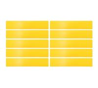 SWETRACE 10 Pièces Marqueurs de Position en PVC Jaune, Marqueurs de Sol Droits, pour Exercices D'agilité et Marquage de Terrain de Football et Tennis