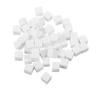 SWETRACE 100 Pièces Éponge Blanche pour Nail Art Petite Forme en Éponge pour Mélange Précis Vernis à Ongles et Blush Application sans Désordre Voyage