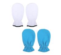 SWETRACE 2 Paires de Mitaines de Paraffine Professionnelles Réutilisables en Polyester et Peluche pour Spa Maison et Soins Hydratants et Blanchissants