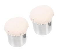 SWETRACE 2 pièces Brosse à Huile Inoxydable pour Crêpes et Cuisson Pratique pour Badigeonner et Étaler Huile Manche Ergonomique Antidérapant Facile à Nettoyer et Léger pour Cuisine et