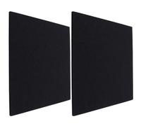 SWETRACE 2pcs Panneaux de Feutre Insonorisants Noirs pour Isolation Acoustique Absorption Sonore et Décoration Murale, Adaptés pour Théâtre et Enregistrement Professionnel