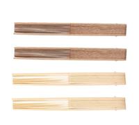 SWETRACE 4pcs DIY Hand Fan Frame: Wooden Folding Fan Frame Crafting - for Beginners and Professionals - DIY Project Supply for Cultural Events