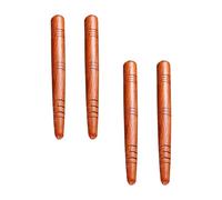 SWETRACE 4pièces Stylo Acupuncture Bois Bâtons de Massage Acupoint Manuels pour Corps Portable et Léger Massage Musculaire et Réflexologie