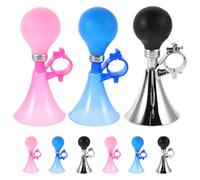 SWETRACE 9pcs Sonnette de Motard pour Vélo Garçon et Filles Son Fort, Plastique Solide, Facile à Installer, Cyclisme en Plein Air