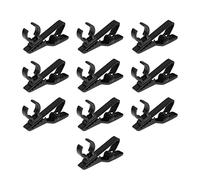 SWETRACE Accessoires Micro Filaire Lot de 10 Pinces Compactes pour Microphone Cravate, Fixation Pratique pour Enregistrements, Spectacles et Usages Professionnels