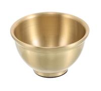 SWETRACE Bol D'eau Bouddhiste en Laiton Doré Finition Lisse, Bol Chantant en Métal Multifonction pour Décor Vintage et Rituels la Maison
