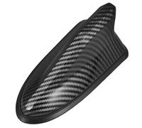 SWETRACE Cache D'antenne Résistant à l'usure Aileron de Requin en Fibre de Carbone Noir Installation Facile, Décoration Extérieure Automobile Élégante pour Voiture