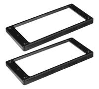 SWETRACE Cadres de Protection pour Guitare Électrique 2 Pièces en Plastique Synthétique Noir Installation Facile et Effet Protecteur pour Double Pick-up