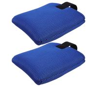 SWETRACE Coussin Repose-jambes pour Fauteuil Roulant Bleu en Mousse et Mesh, Antidérapant et Facile à Nettoyer, pour Usage Quotidien et Prolongé des Adultes et Seniors
