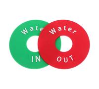 SWETRACE Étiquette de classification des vannes d'eau en PVC, lot de 2 pièces, rappel de sécurité pour seau à glace et valve d'air