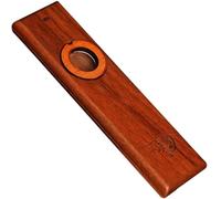 SWETRACE Kazoo Facile à Apprendre, Compagnon pour Guitare et Ukulélé en Bois Marron Portable, Instrument de Musique en Extérieur