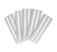 SWETRACE Lingettes de Rechange Microfibre pour Balai à Franges 5pcs, Absorption Élevée, Fixation Sécurisée pour Nettoyage des Sols la Maison