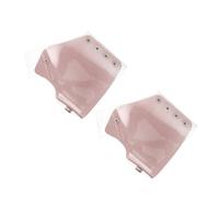 SWETRACE Plateau de Mélange de Maquillage Multifonction 2pcs en Pu Rose pour Application de Fond de Teint et Soins Peau, Protège-mains Propre pour Artistes Maquilleurs