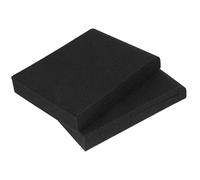 SWETRACE Tapis en Mousse Haute Densité pour Haut-parleur Noir 2pcs Absorption des Vibrations et Stabilité pour Isolation Acoustique en Studio