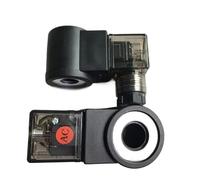 SWEWDSQG Bobine de Valve à Cartouche filetée, Trou intérieur 13 mm, Hauteur 37 mm, AC220 V, DC24 V, Bobine d'électrovanne hydraulique(AC24V)