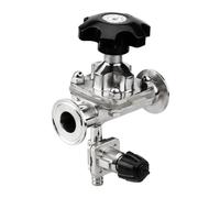 SWEWDSQG Vanne d'échantillonnage à Membrane Tri Clamp DN50 2" 64 mm en Acier Inoxydable 316