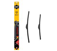 SWF Connect - U08 - Kit de Balais d’essuie-glace plats 530 mm / 500 mm fabriqués en Allemagne pour une performance d’essuyage optimale - Avant - Lot de 2 Essuies-glaces - 507827