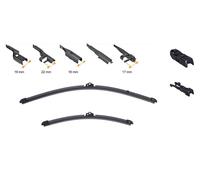 SWF Balai d'essuie-glace avec spoiler Avant | Version: Balai d'essuie-glace plat | Longueur 1: 650mm | Longueur 2: 400mm 507867