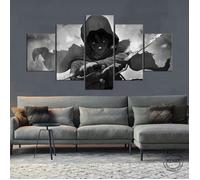 SWF-976 HD attaque sur Titan Levi Animation affiche chambre décor esthétique chambre décor Manga toile peinture-san(Sans cadre)