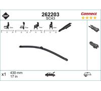 SWF Alternative Connect Balai d'essuie-glace pour VW POLO (9N) ID.7 (ED2) 430mm