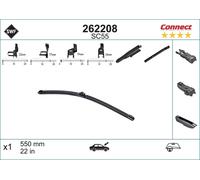 SWF Alternative Connect Balai d'essuie-glace pour VW Tiguan I (5N) 550mm