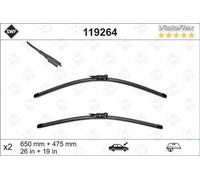 SWF Balais d'essuie-glace Visioflex-Set | (SET)WISCHER voiture VF650/475MM