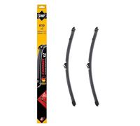SWF Connect - K10 - Kit de Balais d’essuie-glace plats 550 mm / 550 mm fabriqués en Allemagne pour une performance d’essuyage optimale - Avant - Lot de 2 Essuies-glaces - 507859