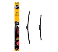 SWF Connect - U04 - Kit de Balais d’essuie-glace plats 530 mm / 450 mm fabriqués en Allemagne pour une performance d’essuyage optimale - Avant - Lot de 2 Essuies-glaces - 507823