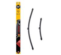 SWF Kit balais d'essuie-glace K16 – plats 600/350 mm – Avant – Lot de 2 – Fabriqué en Allemagne
