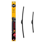 SWF Connect x2 Balais d'Essuie-Glace U05 - Avant - 600 mm / 400 mm | Kit de 2 Balais, Fabriqués en Allemagne, Balais Plats, 507824