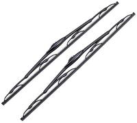 SWF Das Original Essuie-glace - CK30 - Kit de Balais d'Essuie-glace Conventionnels 600 mm / 600 Performance de Nettoyage avec le Jets de Liquide Lave-glace - Avant - Lot de 2 Balais - 116341