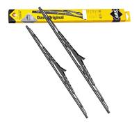 SWF Das Original Essuie-glace - CK34 - Kit de Balais d'essuie-glace 680 mm / 650 mm Conventionnels Durables Résistants et Toutes Saisons - Avant - Lot de 2 Balais - 116336