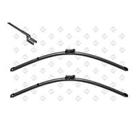 SWF Das Original - SF446 - Kit d'Essuie-glaces Plats 700 mm / 650 mm d'Origine de Haute performance, Visibilité Supérieure sur la Route, Installation Facile - Front - Lot de 2 Balais - 119446