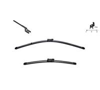 SWF Das Original x2 Balais d'Essuie-Glace SF460 - Avant - 750 mm / 500 mm | Kit de 2 Balais Plats, Remplacement d'Équipement d'Origine, 119460