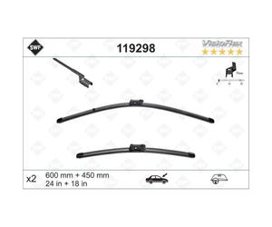 SWF Lame Essuie-Glace Avant pour Hyundai i30 Break Fd VW Touran 1T3