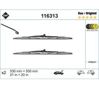 SWF Original Balai d'essuie-glace Avant pour AUDI A4 B5 Avant (8D5) Quattro (85)