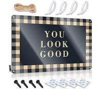 SWFG Petit panneau « You Look Good » - Panneau humoristique pour bureau - 30 x 40 cm