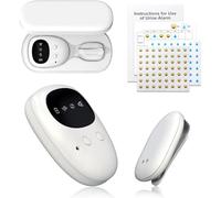 SWHC Alarme Stop Pipi sans Fil, Alarme Pipi au Lit Enfants sans Fil avec Sons & Vibrations, Zone d'action de 10 à 20 m, 3 Modes, Rechargeable par USB-C, pour Enfants, Personnes âgées