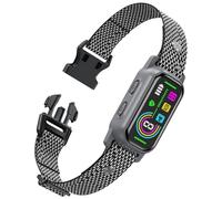 SWHC Collier Anti Aboiement Chien, Pas De Courant, Étanche IP67, 4 Modes, 8 Réglages D'intensité, Collier Anti-aboiement, Détection Intelligente des Aboiements, pour Petit Et Gros Chien (Gris)