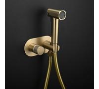 SWHC Douchette WC, Douchette Toilette WC, Deux Modes De Débit, Tuyau Flexible De 1,5 M, Pression Réglable,Toilette WC pour Salle De Bain,Hygiène Personnelle,Soins De Nettoyage