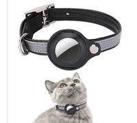 SWHC GPS Chien, Collier Traceur pour Chat Et Chien, Localisation en sans Abonnement, Compatible iOS/Android/HarmonyOS, Collier Chat GPS sans Abonnement (Noir, S)