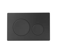 SWHC Plaque de Déclenchement ABS Plaque de Commande WC Suspendu Double Touche Plaque WC Suspendu 24.6x16.3cm, avec Kit de Levier de Chasse et Cadre de Montage