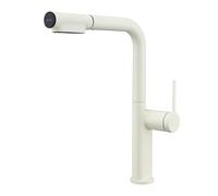 SWHC Robinet Cuisine, Mitigeur Cuisine, avec 2 Modes De Pulvérisation, Robinets Mélangeurs Eau Chaude Et Froide À 360 °, Robinet Lavabo avec Douchette Extractible, Robinet de Cuisine