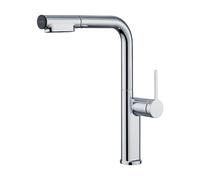 SWHC Robinet Cuisine, Mitigeur Cuisine, avec 2 Modes De Pulvérisation, Robinets Mélangeurs Eau Chaude Et Froide À 360 °, Robinet Lavabo avec Douchette Extractible, Robinet de Cuisine