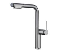 SWHC Robinet Cuisine, Mitigeur Cuisine, avec 2 Modes De Pulvérisation, Robinets Mélangeurs Eau Chaude Et Froide À 360 °, Robinet Lavabo avec Douchette Extractible, Robinet de Cuisine