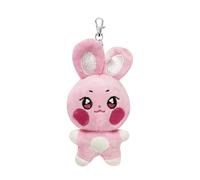 Swico Remado Porte-clés mignon en forme d'animal de dessin animé, porte-clés de voiture, pendentif pour femme, sac à main, portefeuille, pendentifs, décoration, Rose, Large